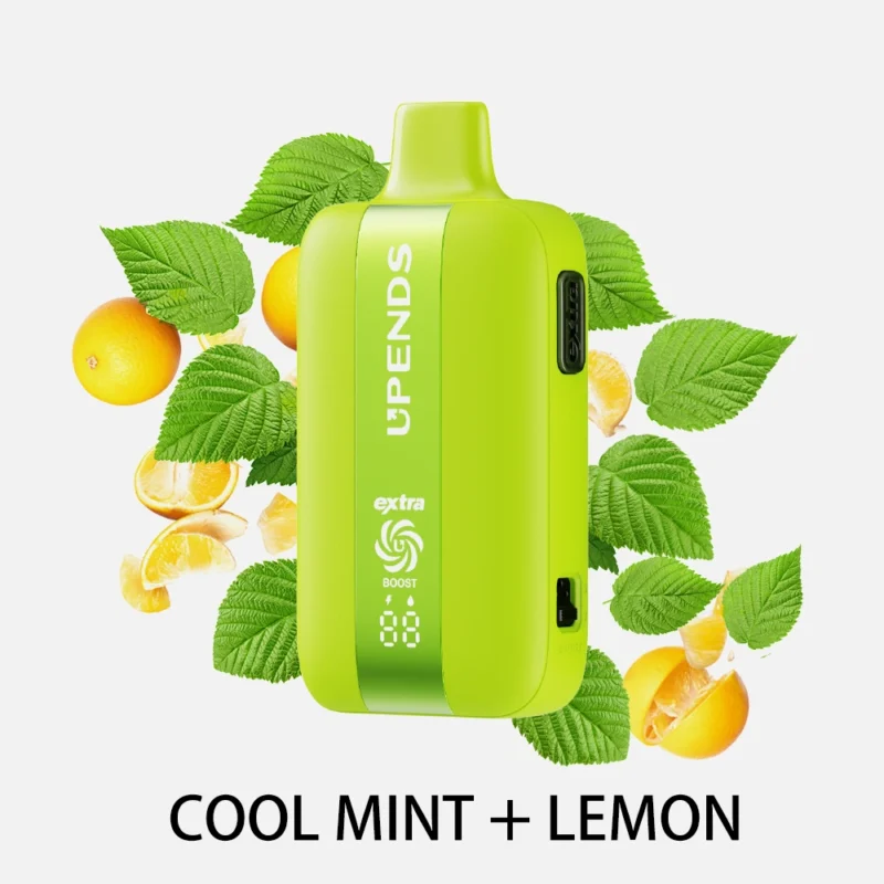 UPENDS UP7 – 35000 Züge, Extra-Taste für Doppelgeschmack, Cool Mint+Lemon