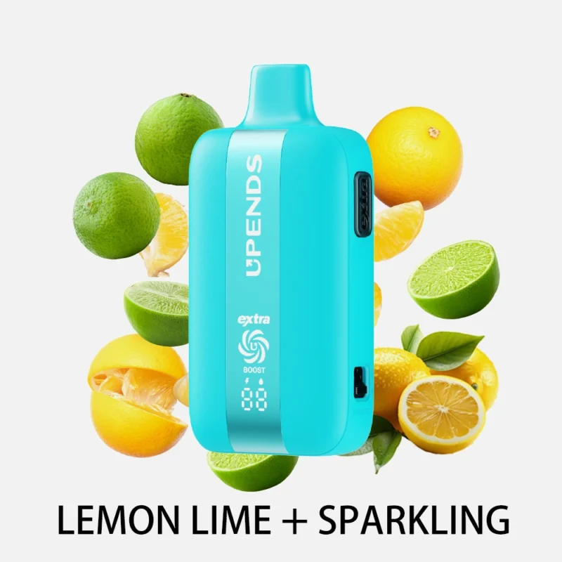 UPENDS UP7 – 35000 Züge, Extra-Taste für Doppelgeschmack, Lemon Lime+Sparkling