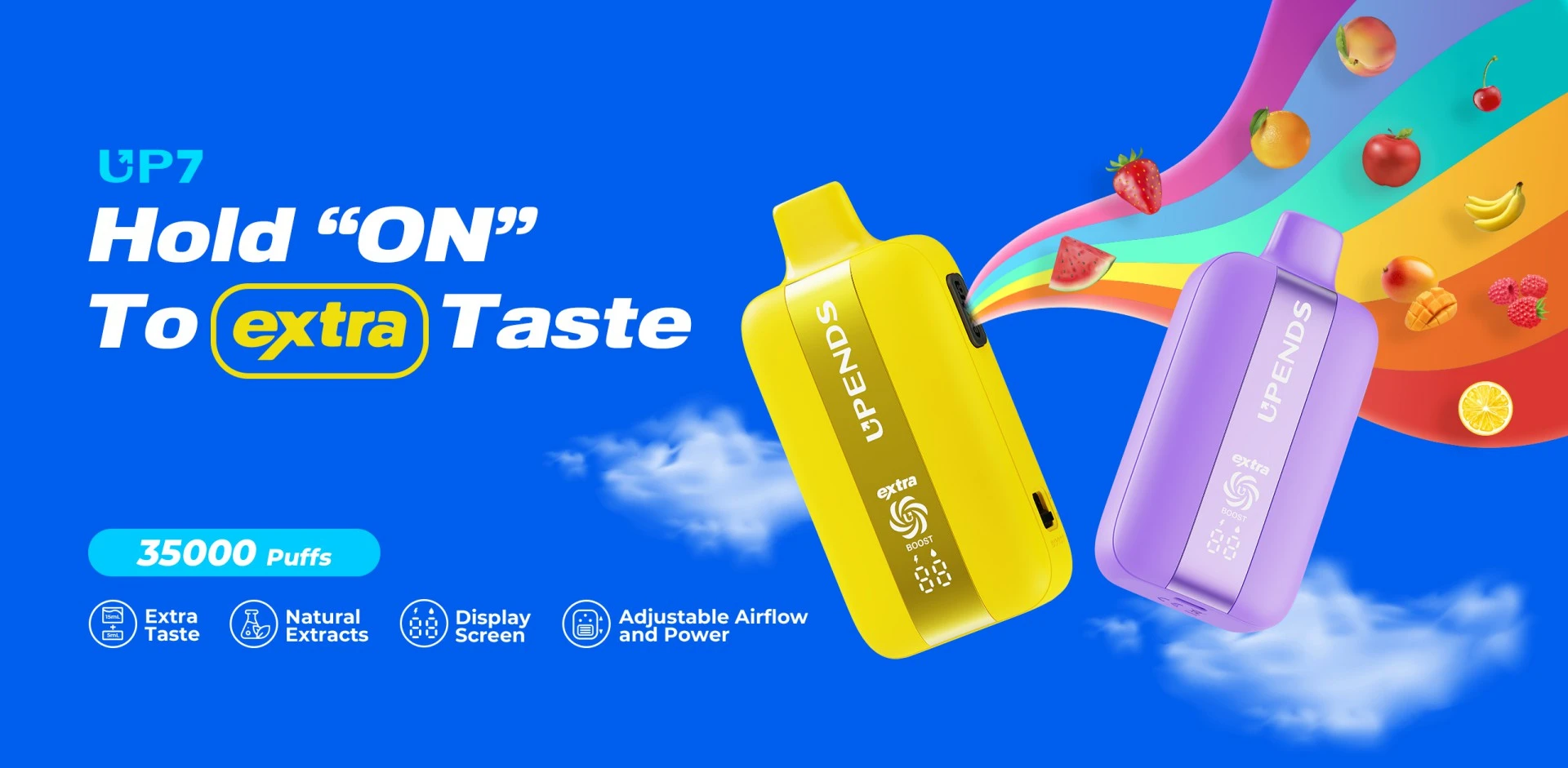 UP7, 35.000 Züge Einweg-Vape, Extra-Geschmack