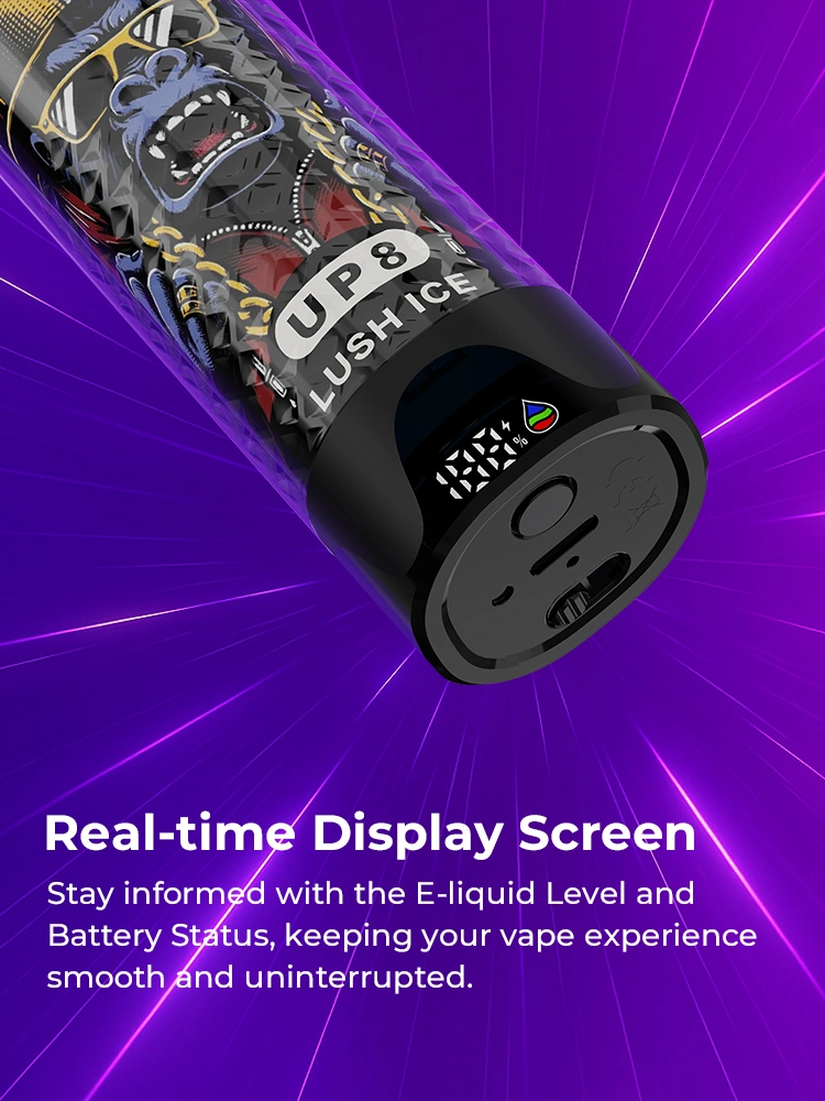 Real-time display toont liquid- en batterijstatus voor soepel gebruik