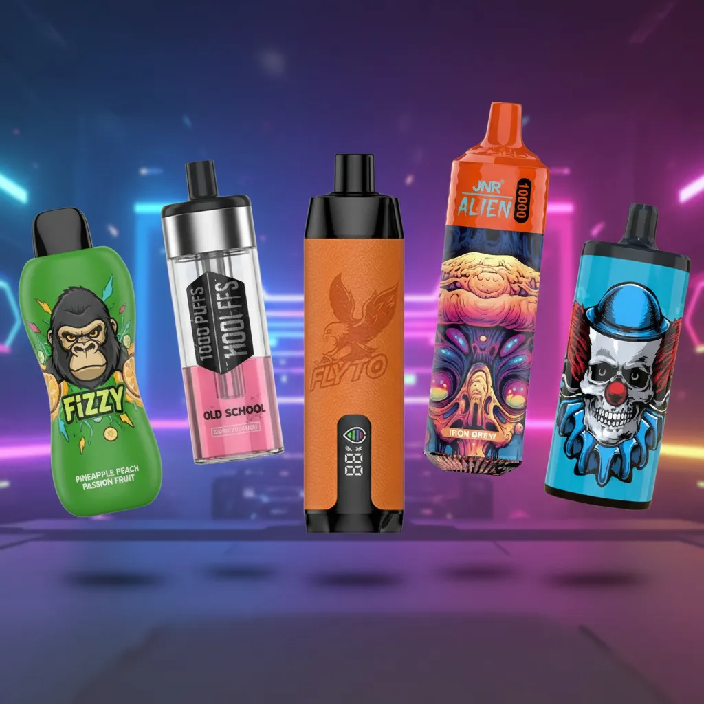 10000 Zügen Einweg E-Zigaretten