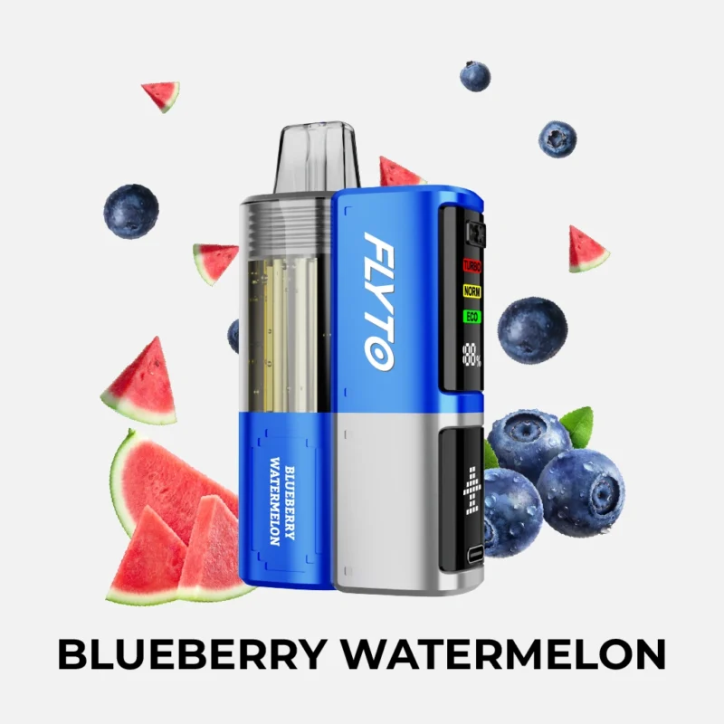 FLYTO 30K – 30.000 Züge, Blueberry Watermelon Einweg Vape