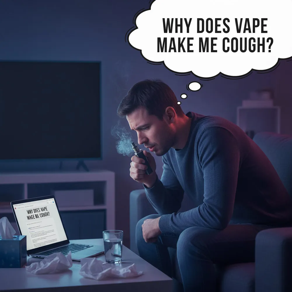 Warum bringt mich Vapen zum Husten?