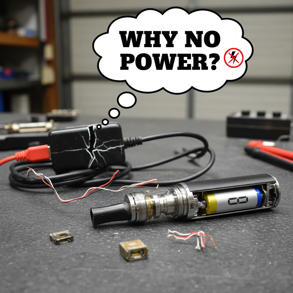 Warum lädt meine E-Zigarette nicht – und wie man das Problem behebt