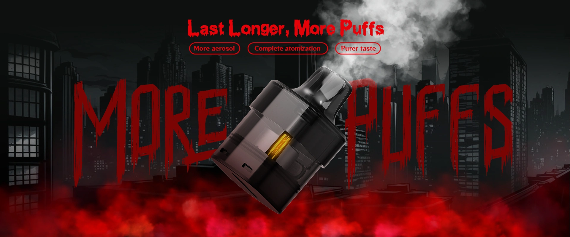 Länger haltbar, mehr Züge, vollständige Atomisierung, reiner Geschmack
