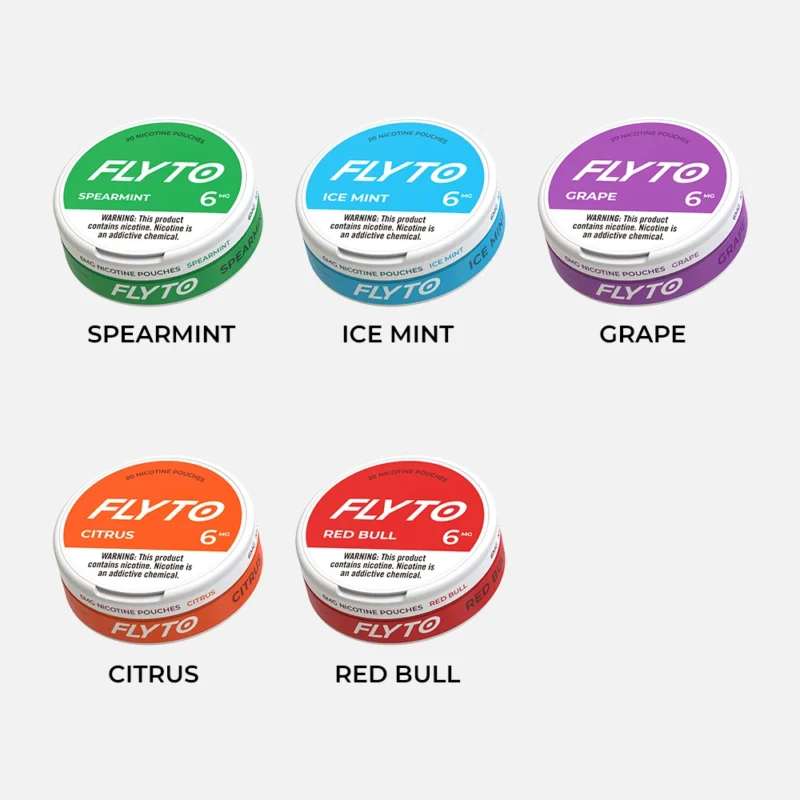 FLYTO Nikotinbeutel – 6mg, 5 Varianten