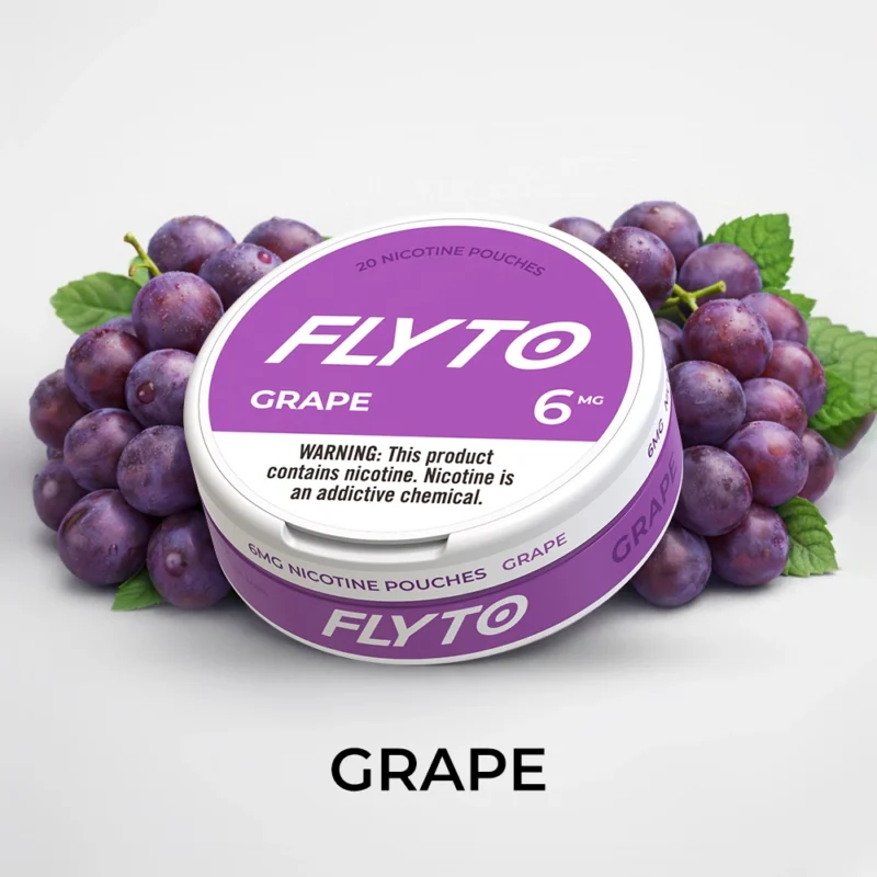FLYTO Nikotinbeutel – 6mg, Grape